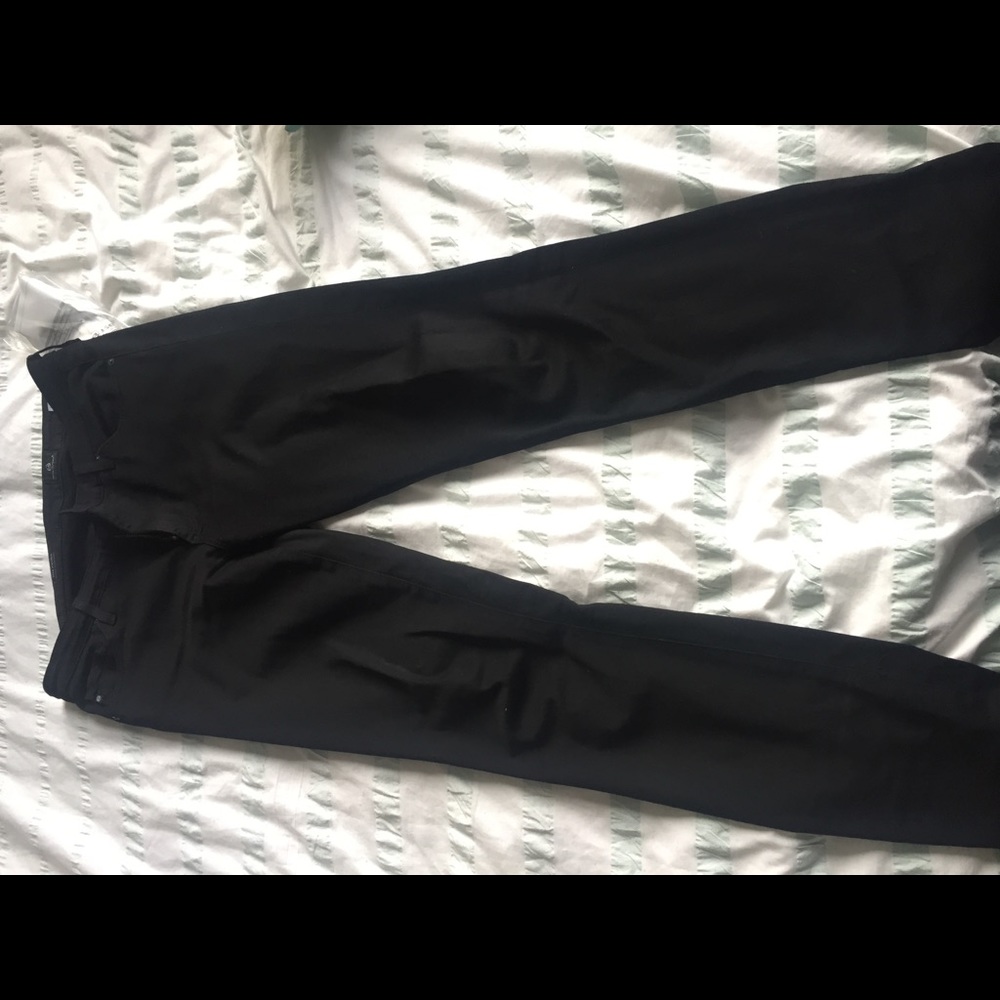 AG straight black jeans, Prima midrise cigarette